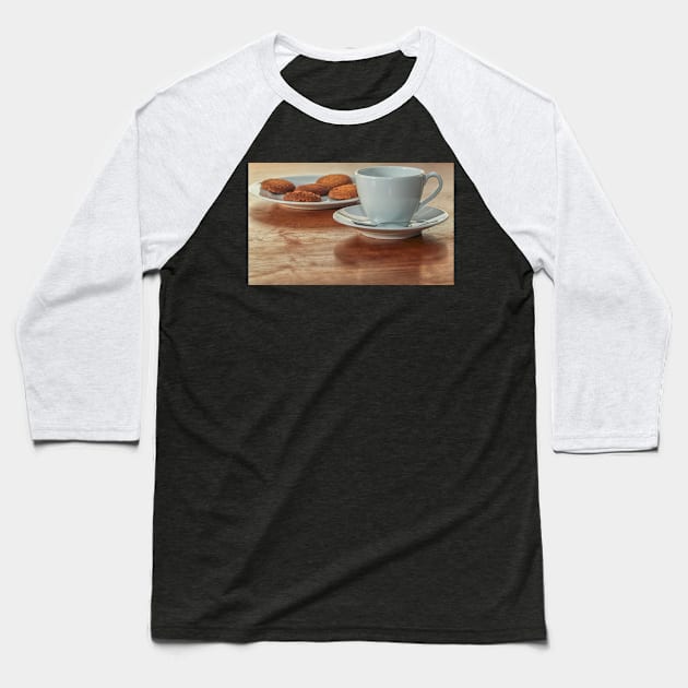 Cookies and coffee Baseball T-Shirt by Photopat